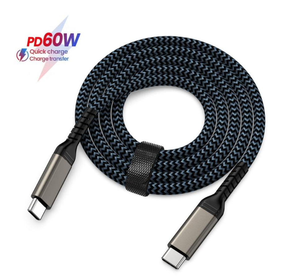 USB-C to USB-C Fast Charging Data Cable 60W PD USB 3.2 (10Gbps)